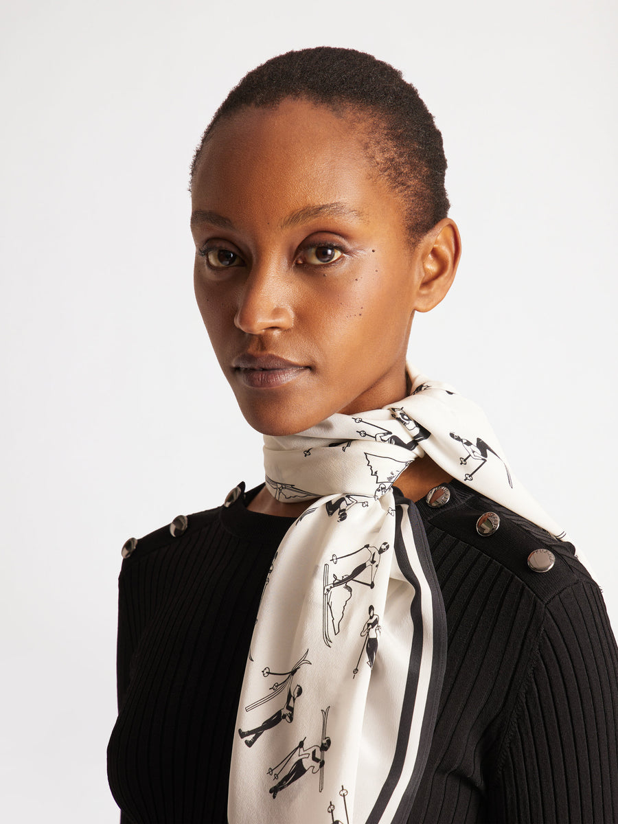 ECHARPE SILK SCARF