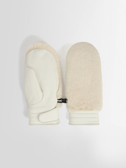 FAKE FUR SKI GLOVES