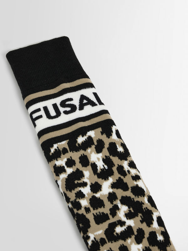 LEOPARD SOCK SKI SOCKS