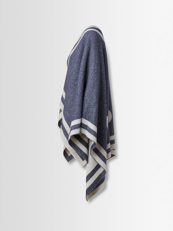 JACQUARD PONCHO 