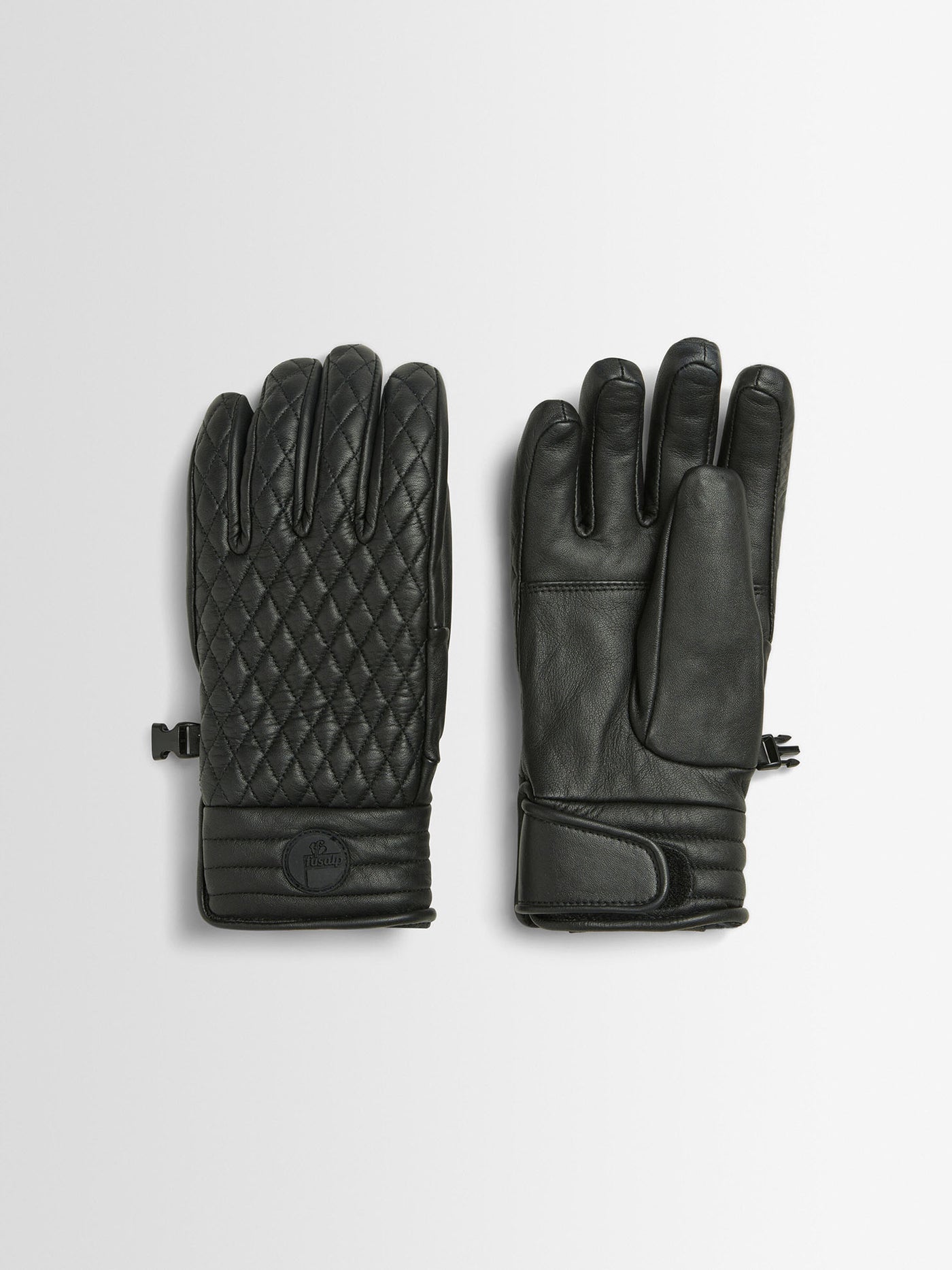 ski handschuhe leder Athena Leder-Skihandschuhe mit Smok-Rautenmuster