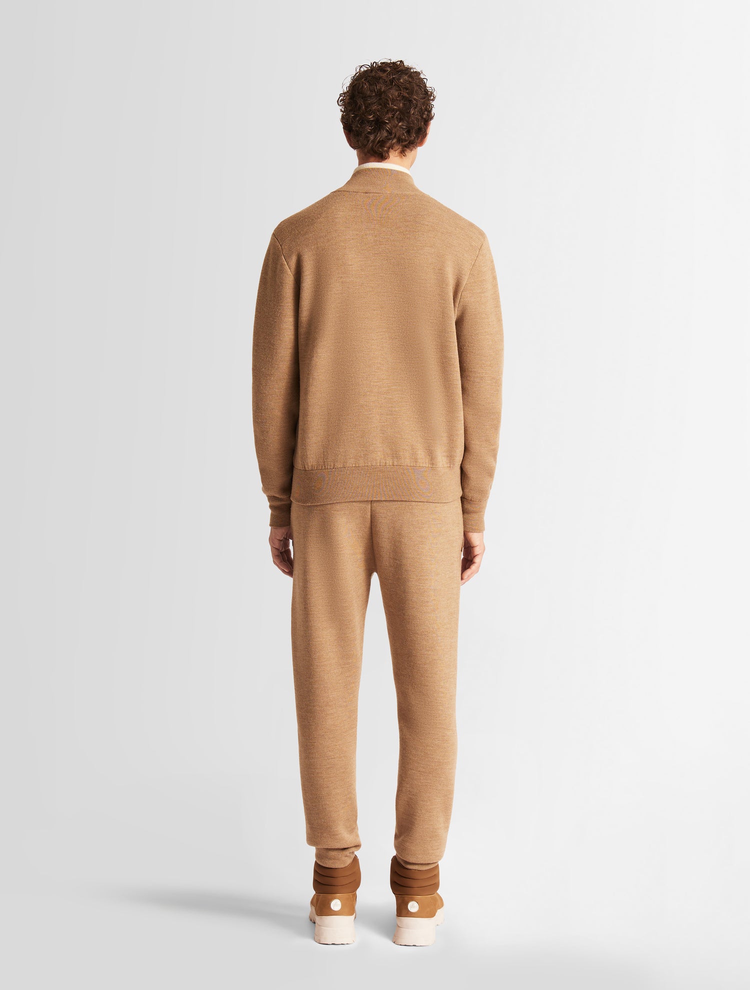 Mayeul light brown cardigan | Fusalp