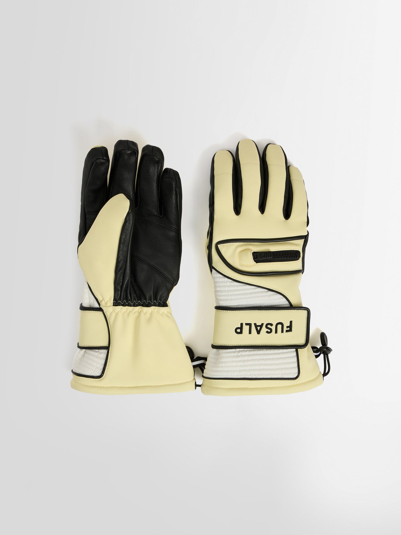 Gelbe Slalom-Skihandschuhe