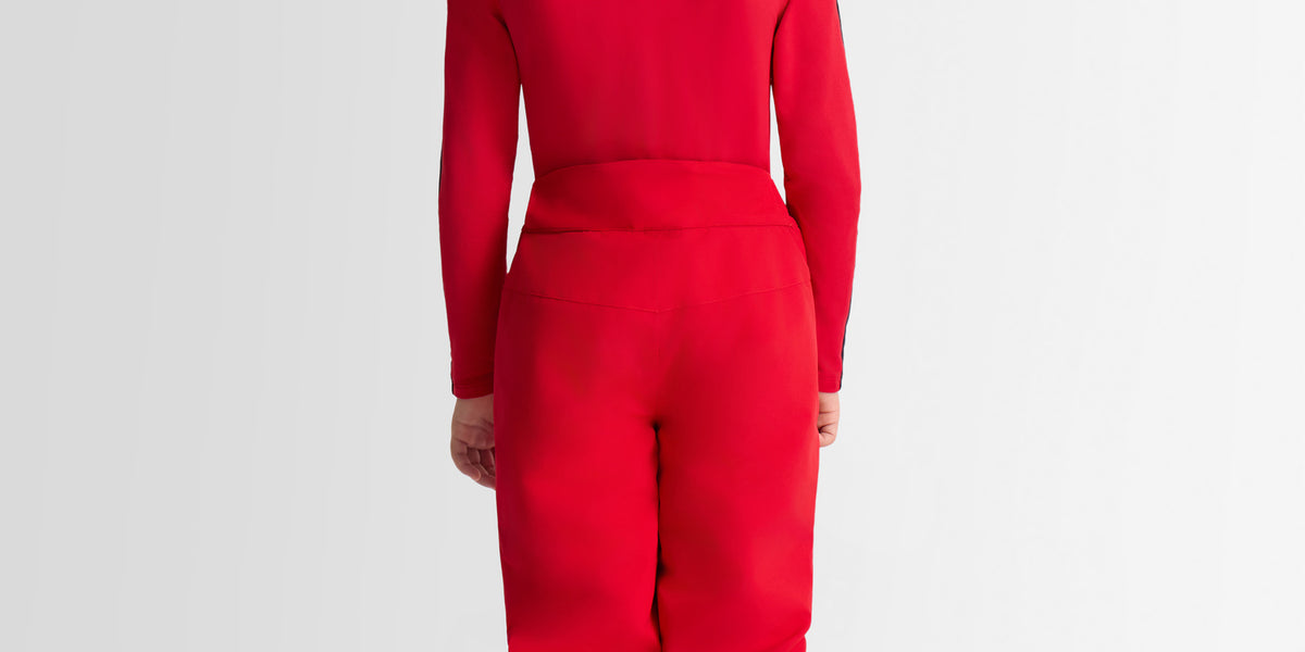 Sweat Fusalp Femme Rouge, En Polaire Douce Avec Fermeture éclair 1/4, Taille 14 - Go Getter