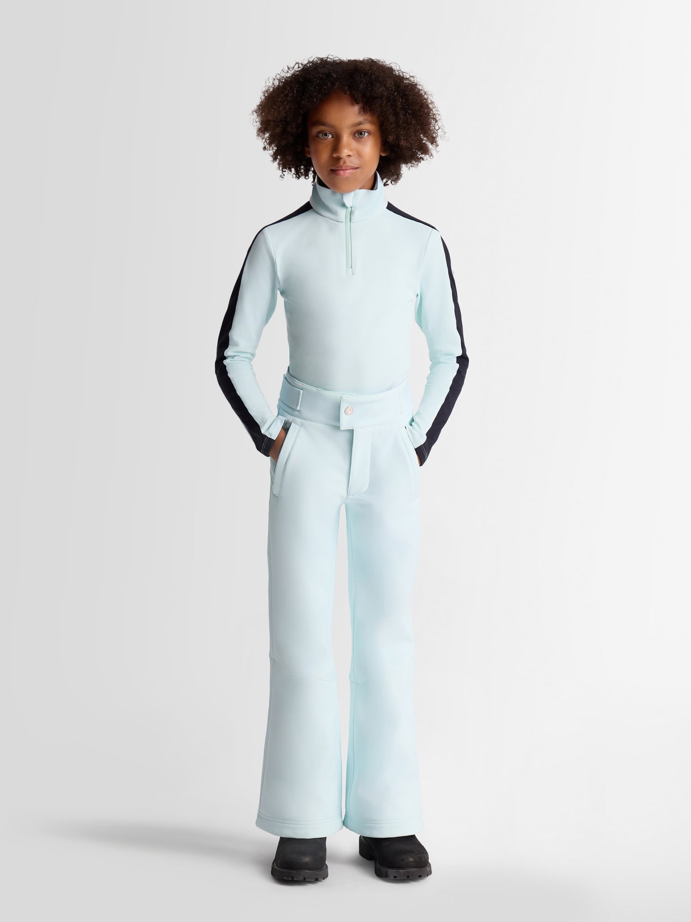 sous pull de ski Sinope bleu Fusalp