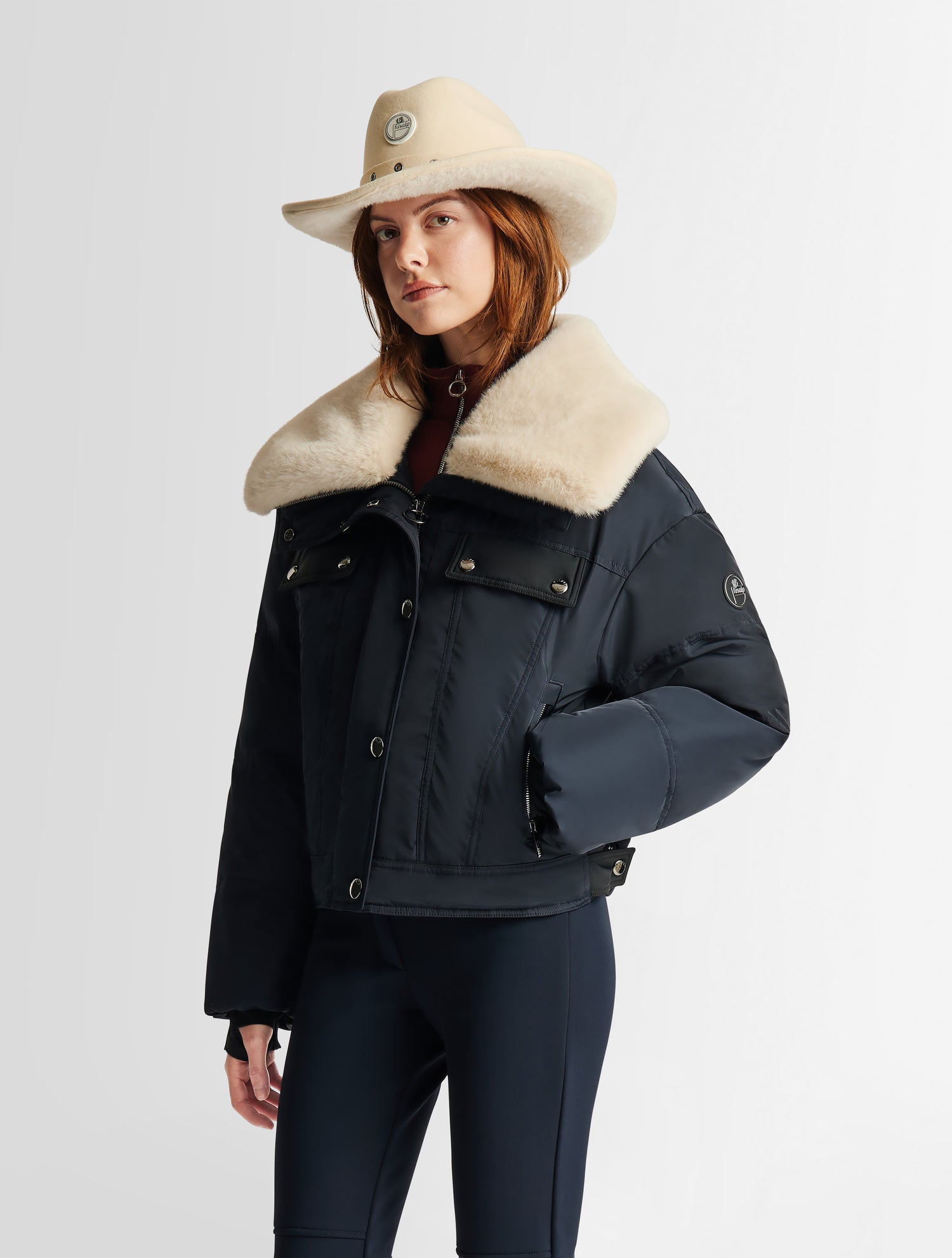 Dark blue Lakki ski jacket | Fusalp