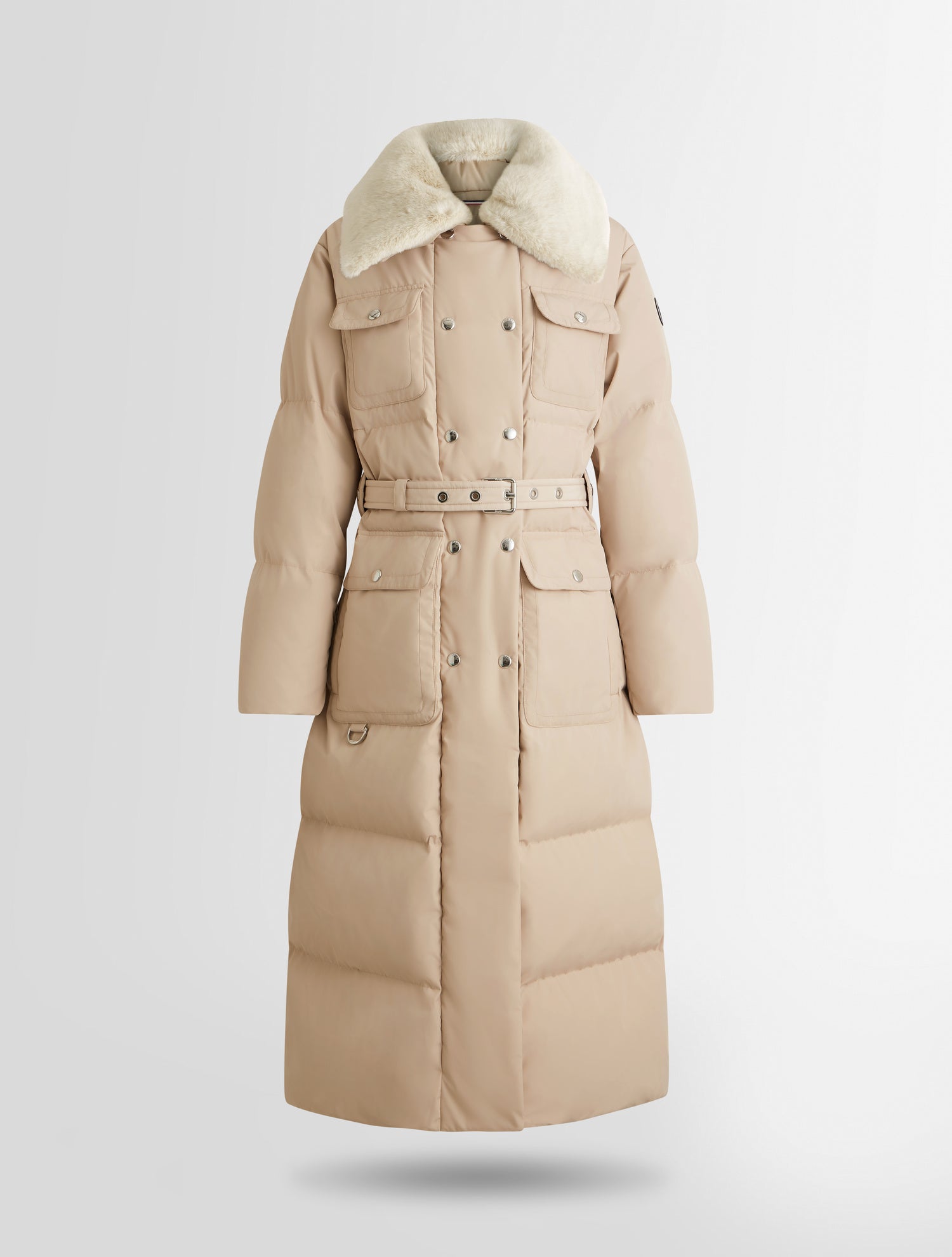 Light beige Vlavi coat | Fusalp