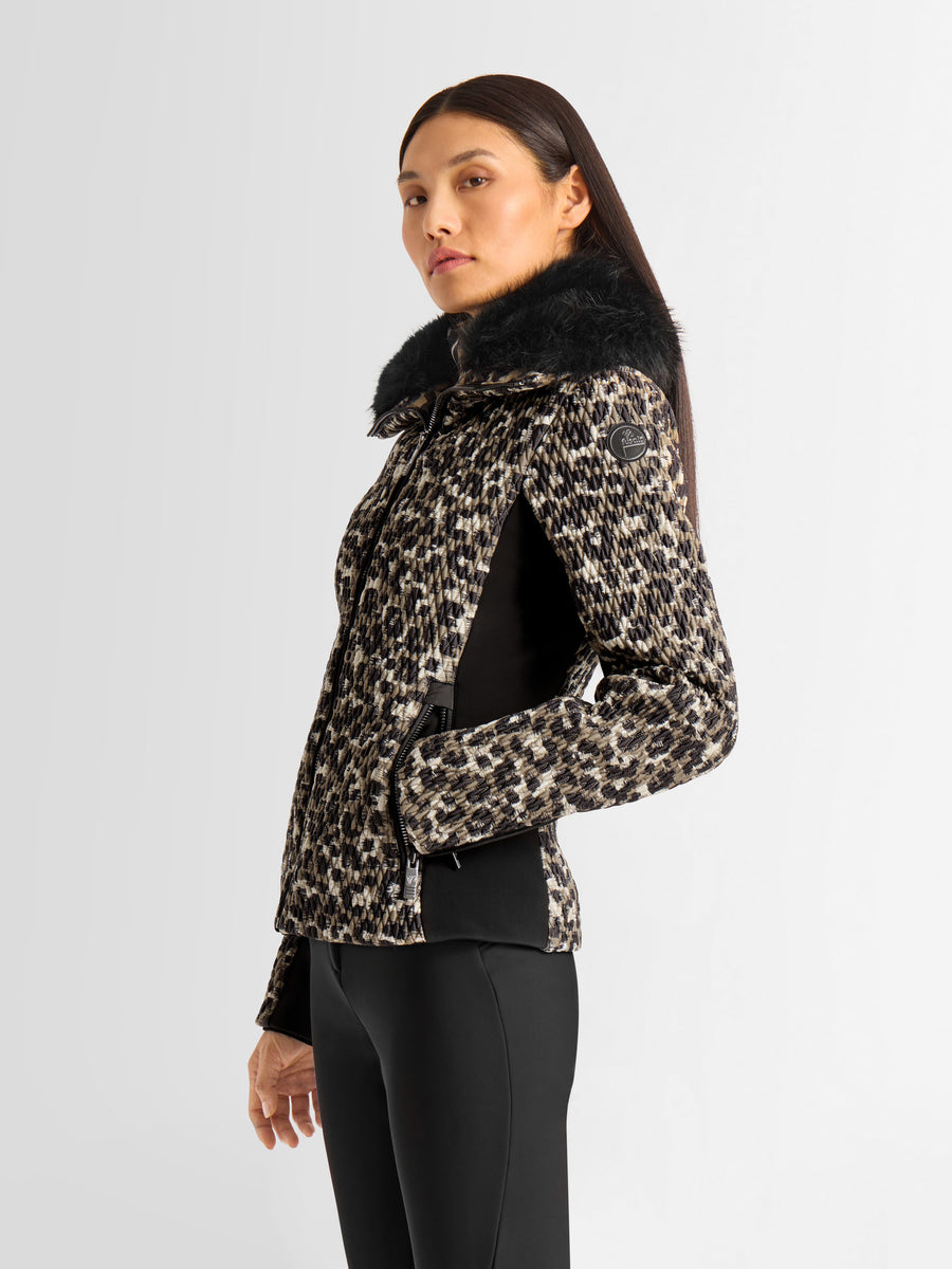 MONTANA LEOPARD SKI JACKET