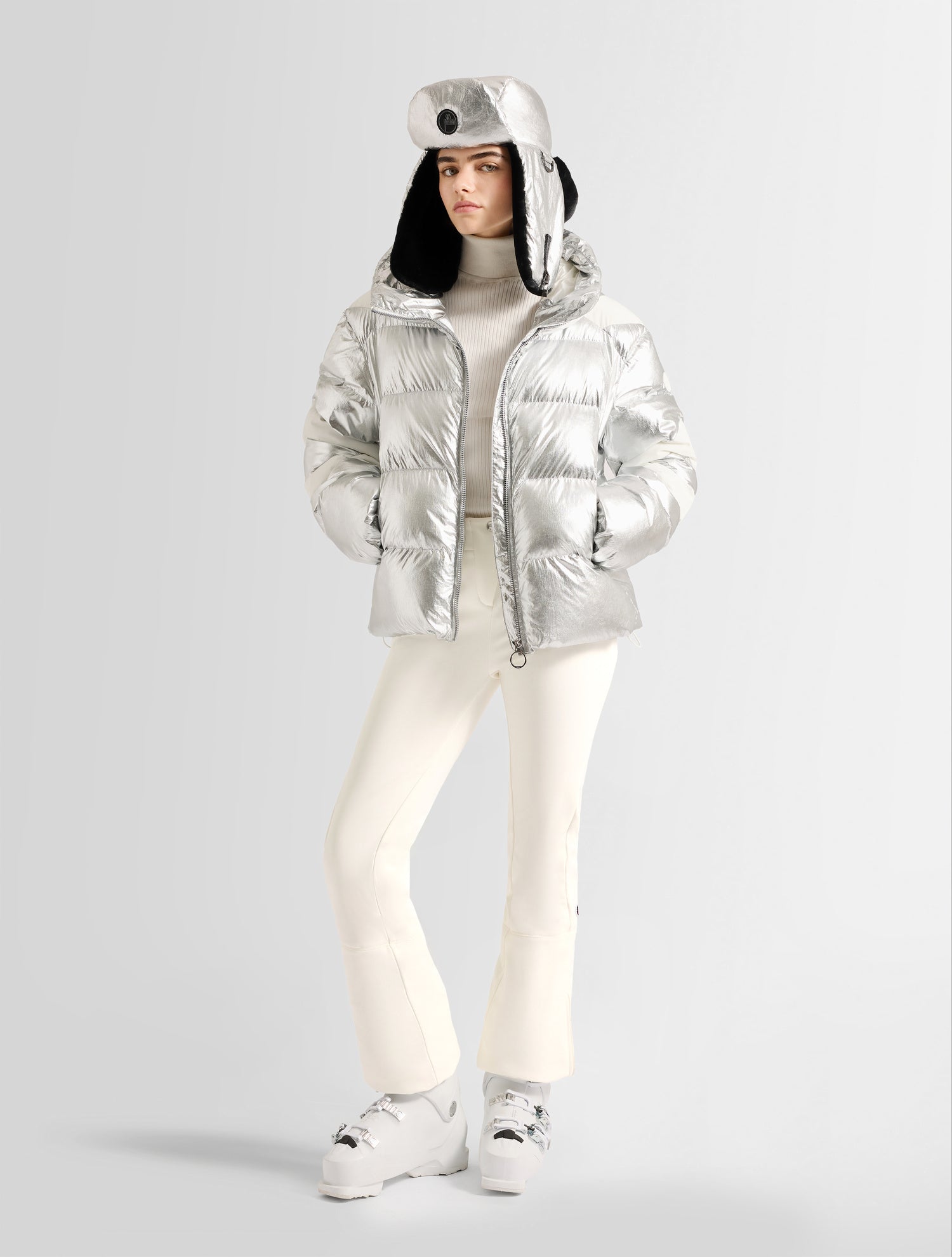 シルバー Charloy Metal ダウンジャケット | Fusalp