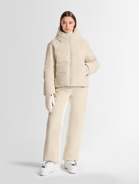Beige Barsy Velvet down jacket | Fusalp