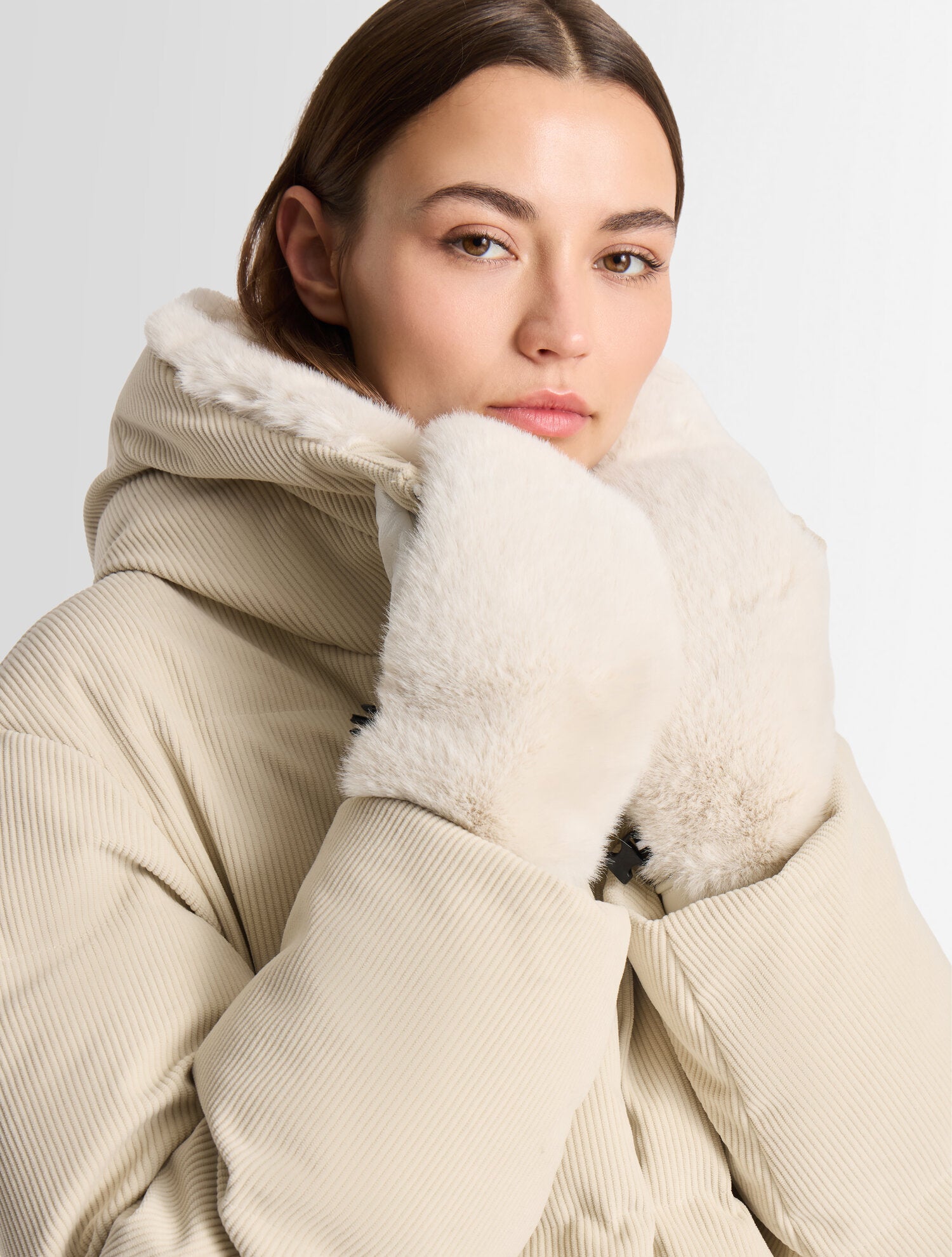 Beige Barsy Velvet down jacket | Fusalp