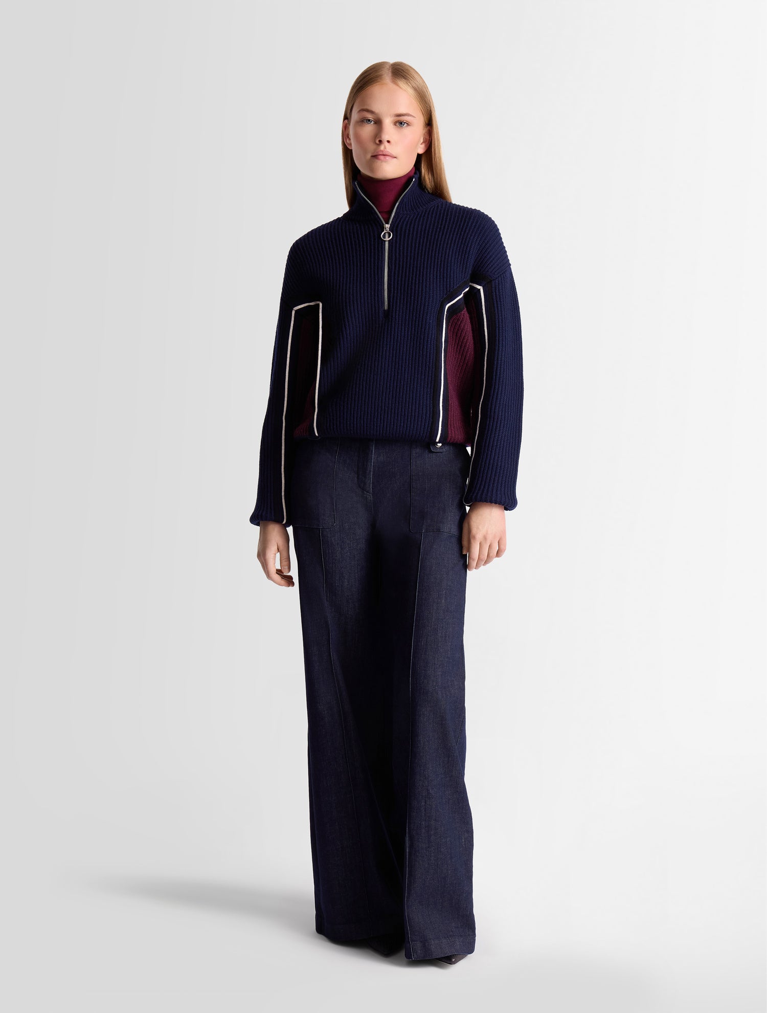 Dark blue Mirala sweater | Fusalp