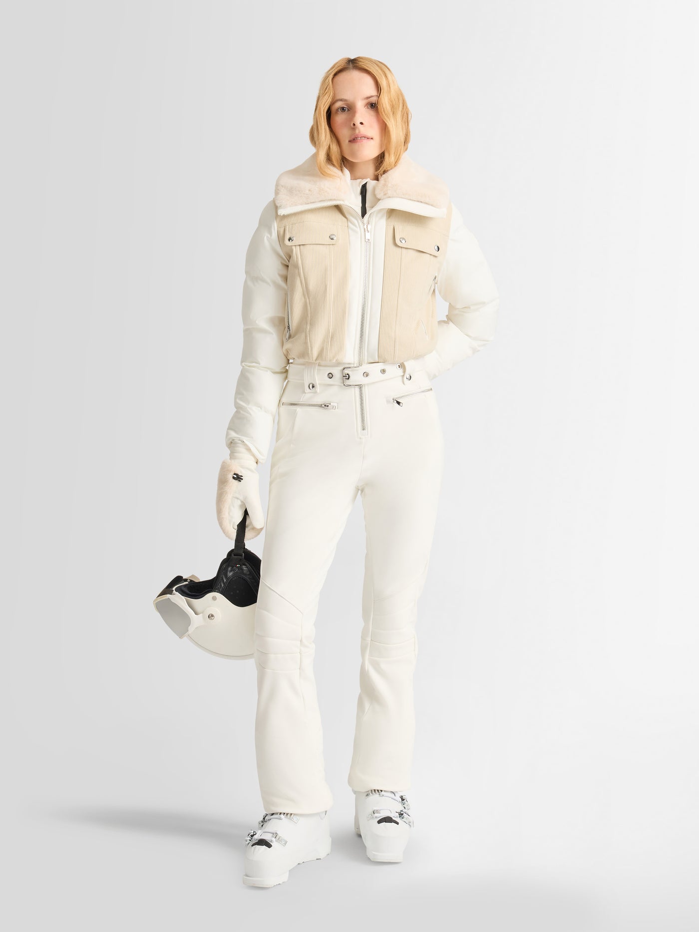 SKI OUTFIT KAREI VELVET LATTE