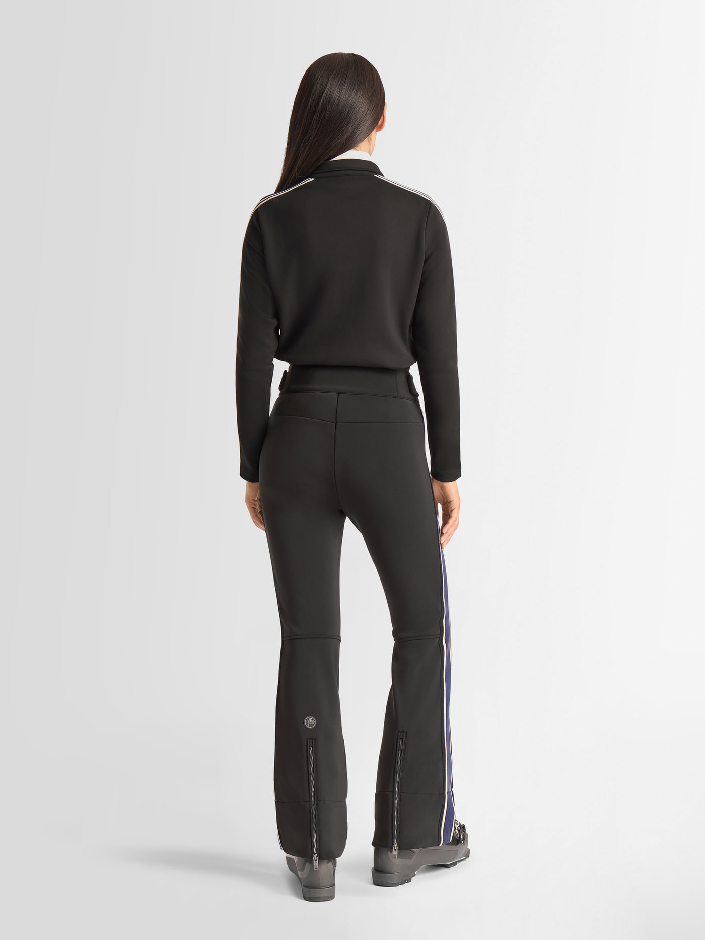 ELANCIA STRIPE SKI FUSEAU PANTS