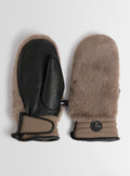 FAKE FUR SKI GLOVES