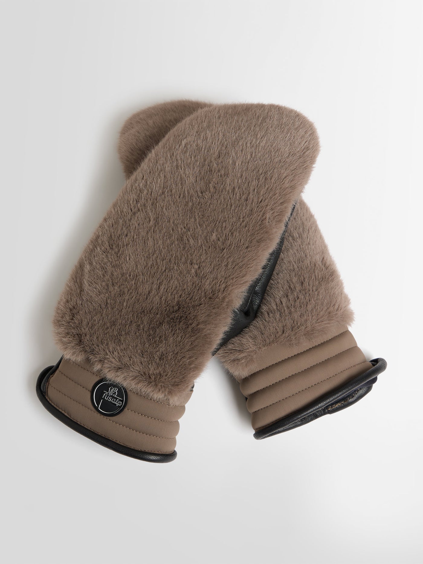 FAKE FUR SKI GLOVES