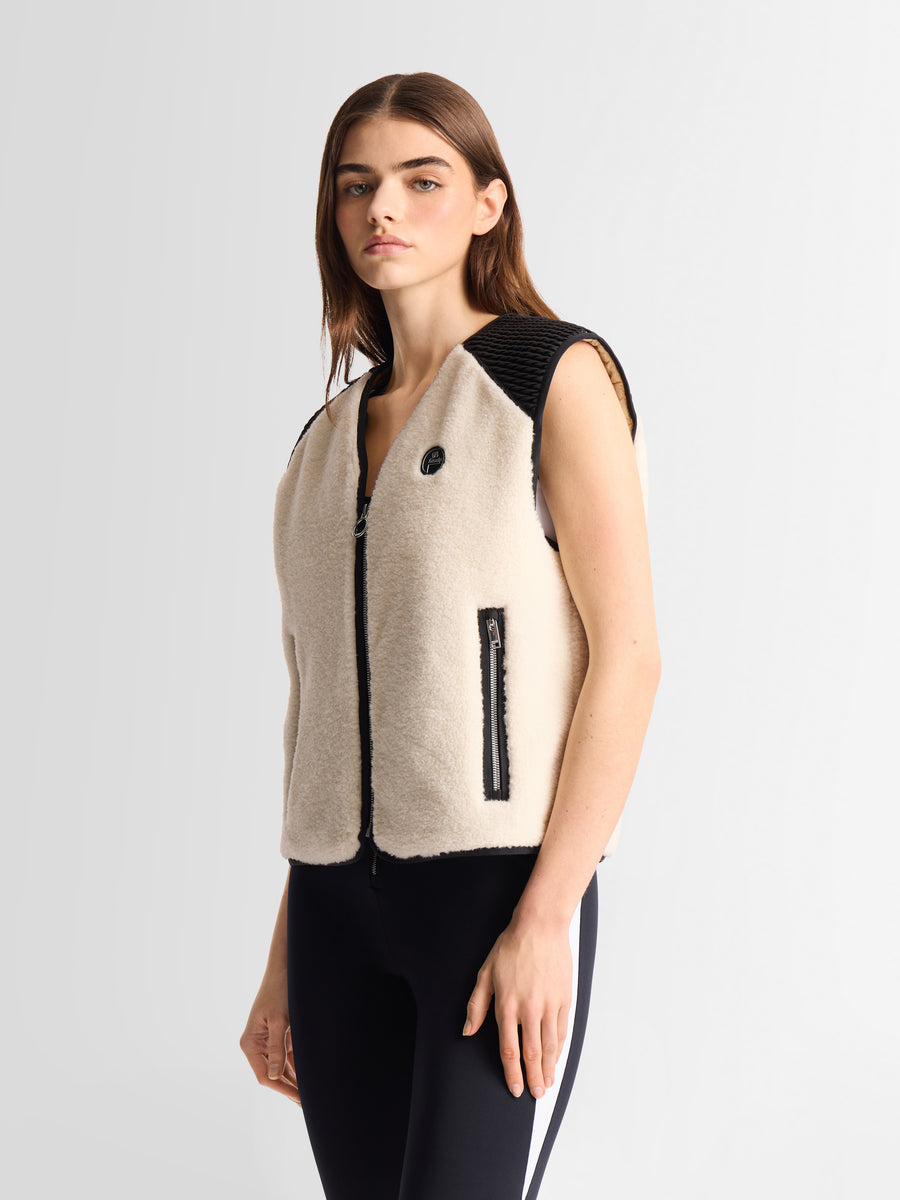 ELANDINE SLEEVELESS JACKET