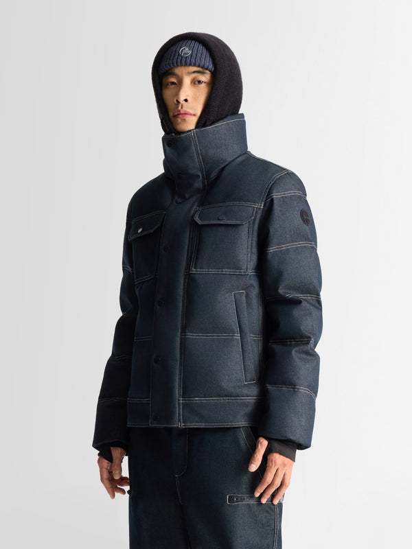 CARLO DENIM DOWN JACKET
