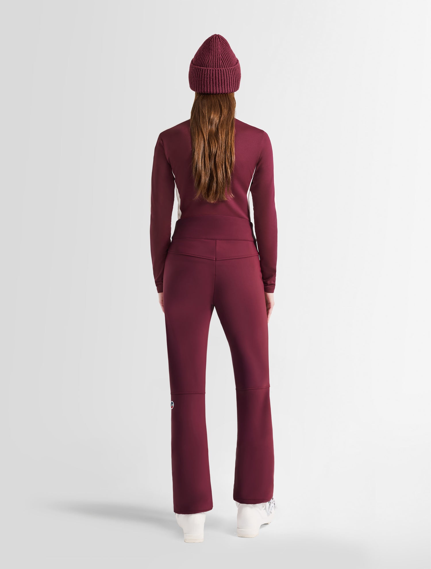 Dark red Diana ski pants | Fusalp