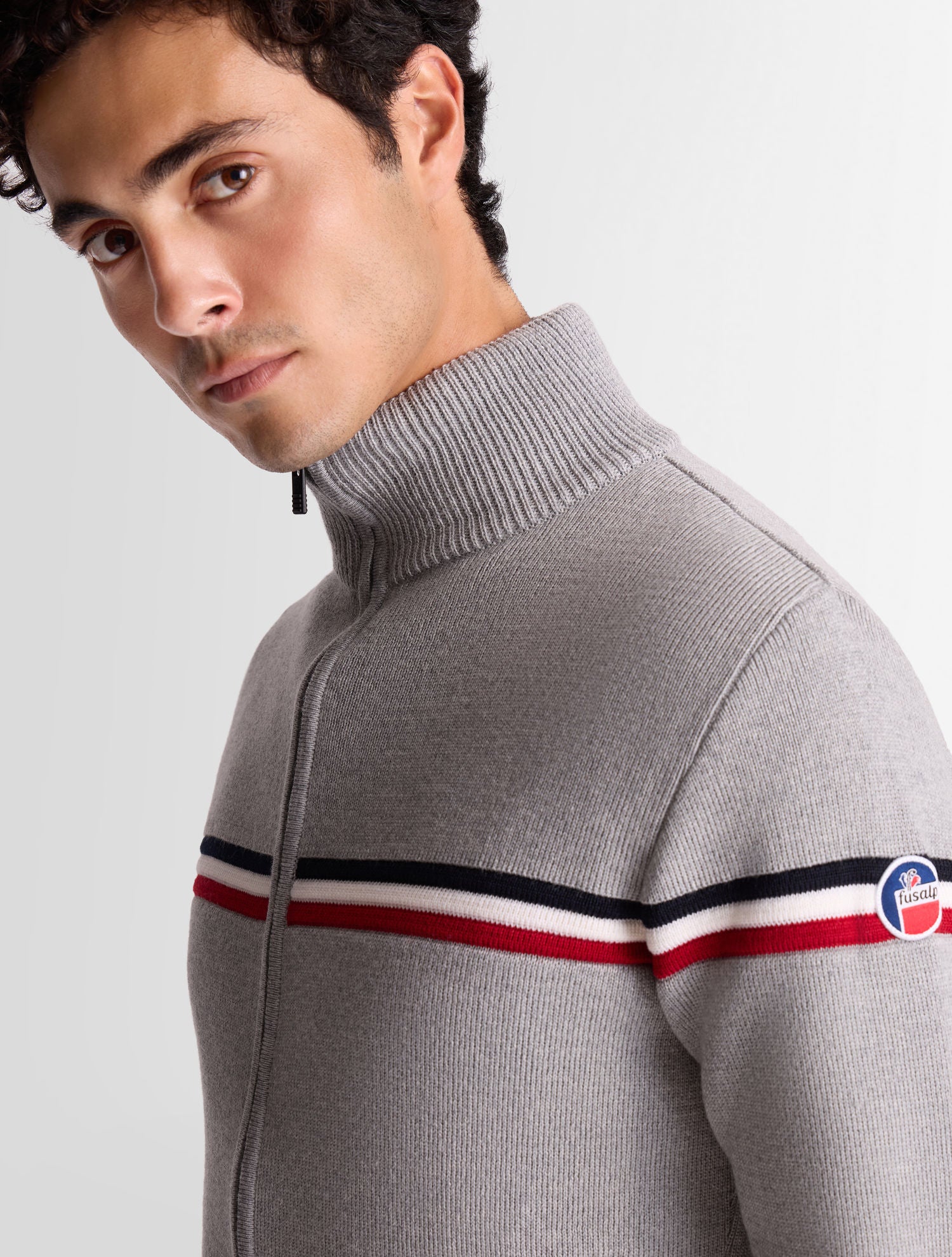 Wengen Fiz sweater in Merino wool | Fusalp