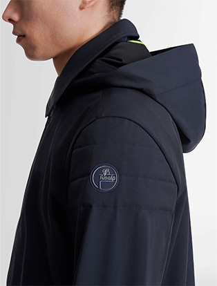 Waterproof 3-layer stretch twill coat with Fusalp approved membrane