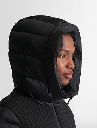 Quilted hood