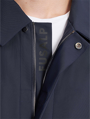Magnet-closed placket