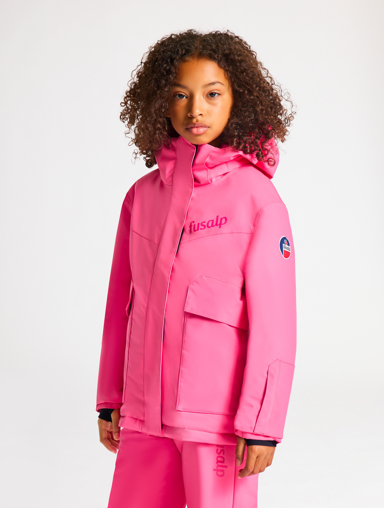 Fusalp Kids-girls Printed Puffer Ski Jacket